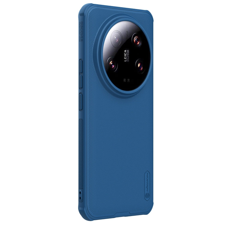 For Xiaomi 14 Ultra NILLKIN Frosted Shield Pro PC + TPU Phone Case(Blue)