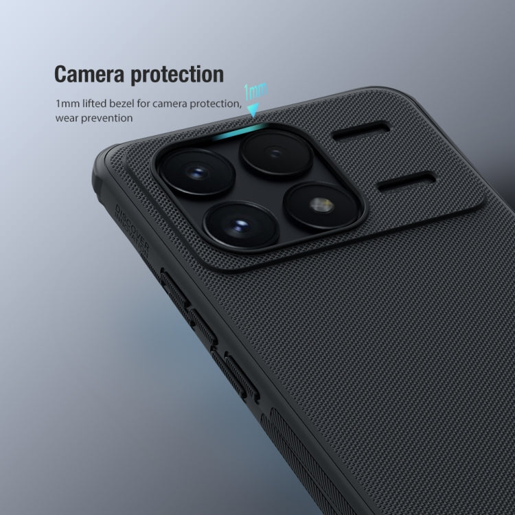 For Xiaomi Redmi K70 / K70 Pro NILLKIN Frosted Shield Pro PC + TPU Phone Case(Red)