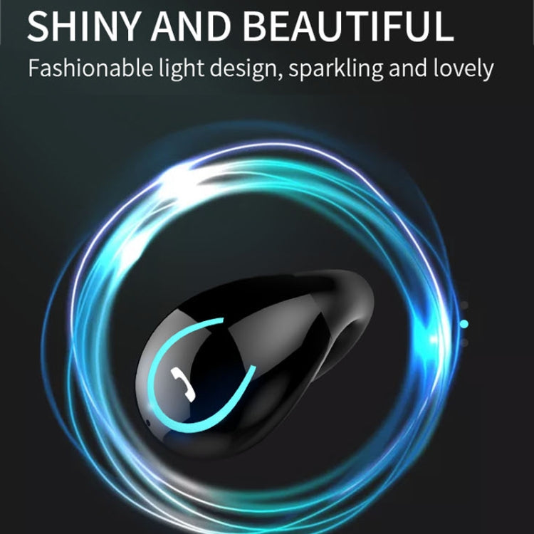 YX08 Ultra-light Ear-hook Stereo Wireless V5.0 Bluetooth Earphones, Binaural, Double