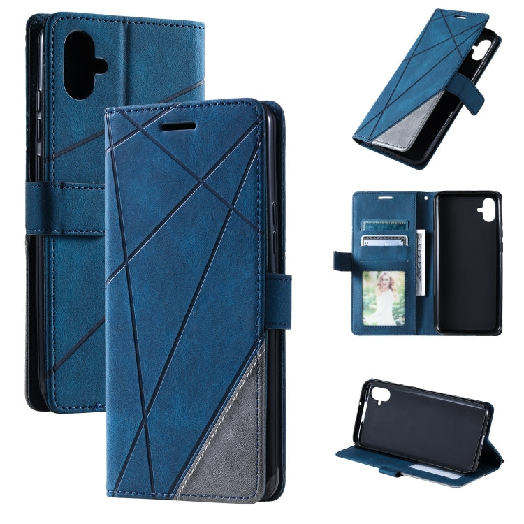 Skin Feel Splicing Leather Phone Case, For Samsung Galaxy A04e /F04, For Samsung Galaxy A34 5G, For Samsung Galaxy A54 5G