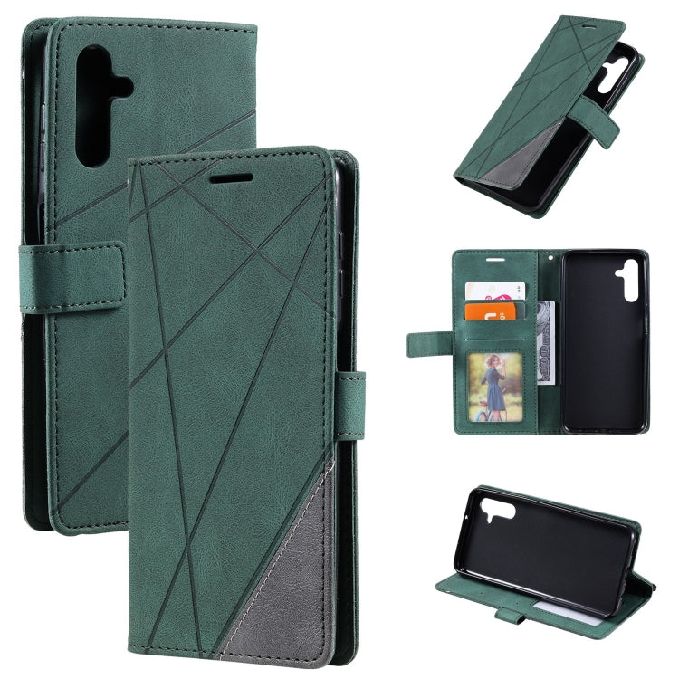 Skin Feel Splicing Leather Phone Case, For Samsung Galaxy A05s, For Samsung Galaxy A25 5G, For Samsung Galaxy S23 FE 5G, For Samsung Galaxy A24