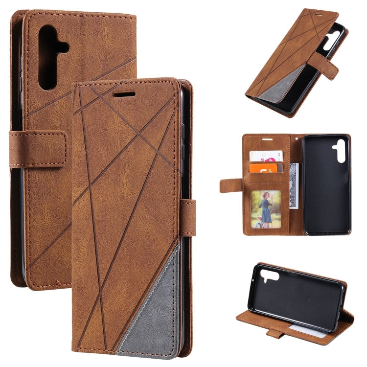 Skin Feel Splicing Leather Phone Case, For Samsung Galaxy A04e /F04, For Samsung Galaxy A34 5G, For Samsung Galaxy A54 5G