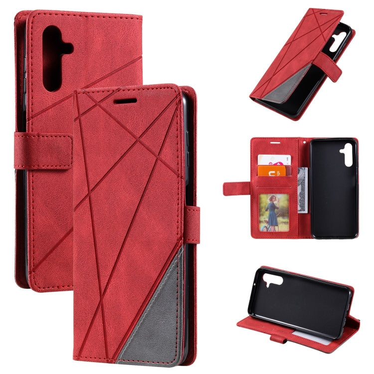 Skin Feel Splicing Leather Phone Case, For Samsung Galaxy A04e /F04, For Samsung Galaxy A34 5G, For Samsung Galaxy A54 5G