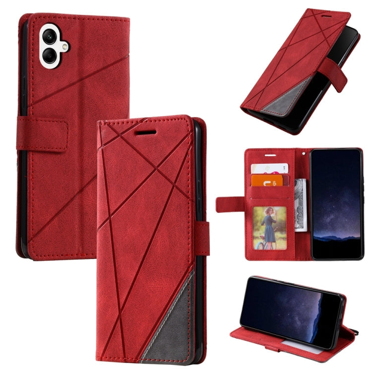 Skin Feel Splicing Leather Phone Case, For Samsung Galaxy S24+ 5G, For Samsung Galaxy S24 5G, For Samsung Galaxy A15, For Samsung Galaxy A05
