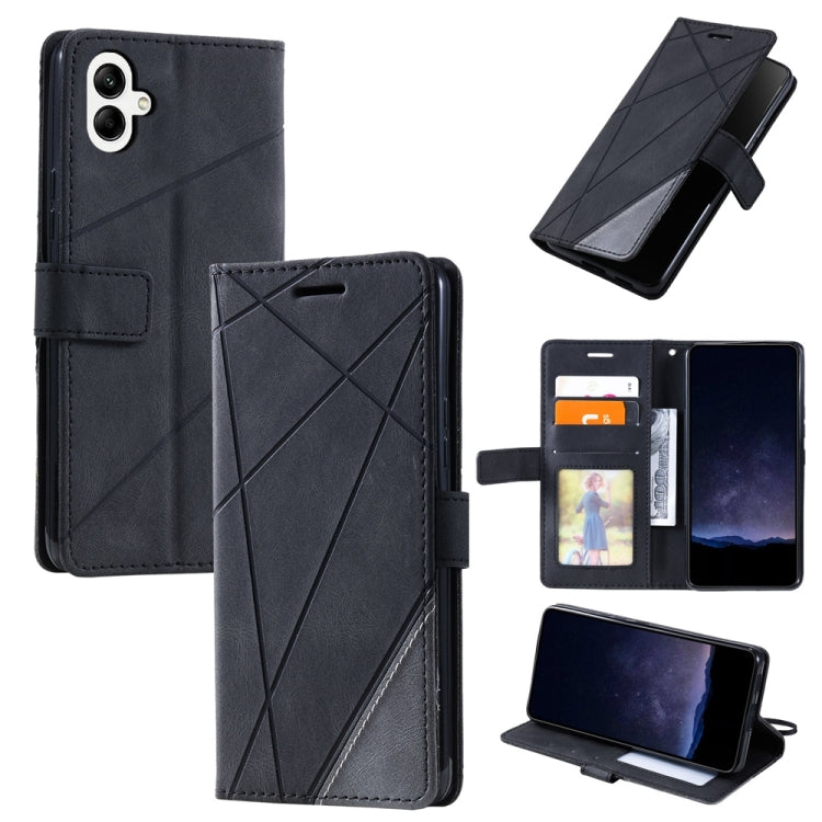 Skin Feel Splicing Leather Phone Case, For Samsung Galaxy S24+ 5G, For Samsung Galaxy S24 5G, For Samsung Galaxy A15, For Samsung Galaxy A05