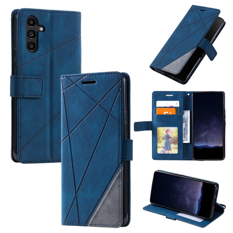 Skin Feel Splicing Leather Phone Case, For Samsung Galaxy S24+ 5G, For Samsung Galaxy S24 5G, For Samsung Galaxy A15, For Samsung Galaxy A05
