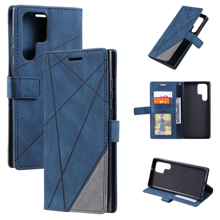Skin Feel Splicing Leather Phone Case, For Samsung Galaxy Xcover 7, For Samsung Galaxy A55 5G, For Samsung Galaxy A35 5G, For Samsung Galaxy S24 Ultra 5G