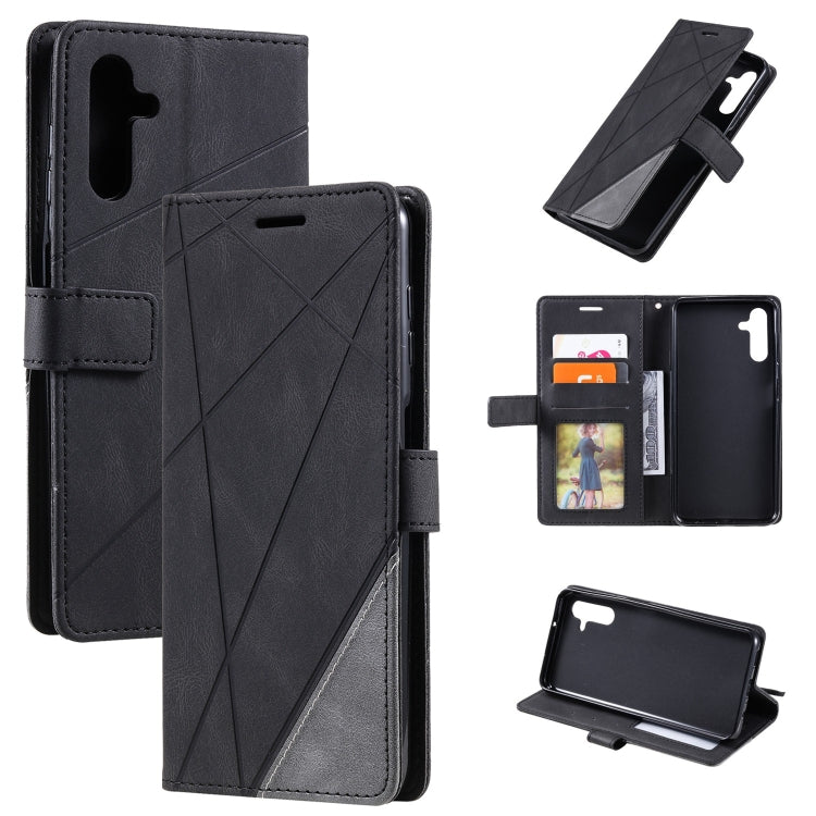 Skin Feel Splicing Leather Phone Case, For Samsung Galaxy A05s, For Samsung Galaxy A25 5G, For Samsung Galaxy S23 FE 5G, For Samsung Galaxy A24