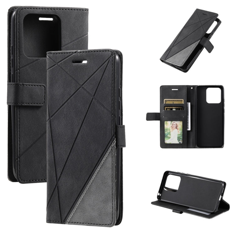 Skin Feel Splicing Leather Phone Case, For Redmi Note 12 4G Global, For Redmi 12C, For Redmi Note 12 Pro+, For Redmi Note 12 Pro 5G Global