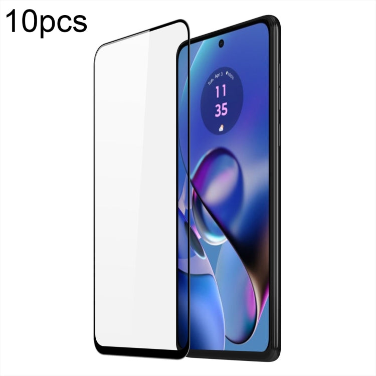 For Motorola Moto G64 5G 10pcs DUX DUCIS 0.33mm 9H Medium Alumina Tempered Glass Film