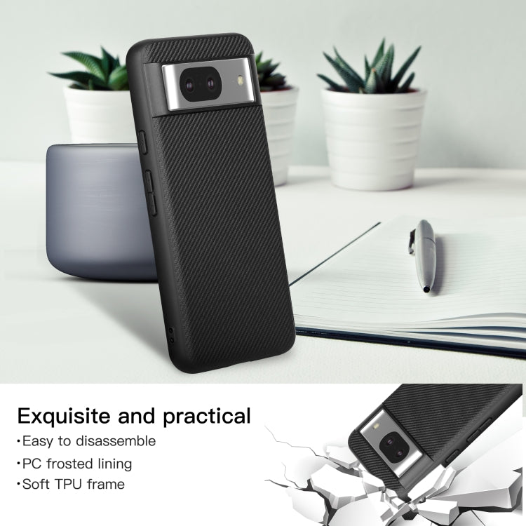 For Google Pixel 8 ViLi TC Series Kevlar Carbon Fiber Texture Phone Case(Black)