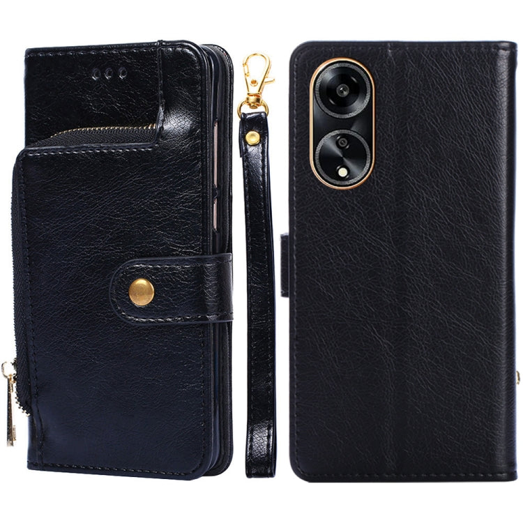 Zipper Bag Leather Phone Case, For OPPO Reno10 Pro+ 5G, For OPPO A1 5G