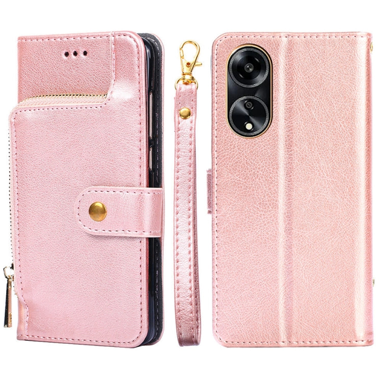 Zipper Bag Leather Phone Case, For OPPO Reno10 Pro+ 5G, For OPPO A1 5G
