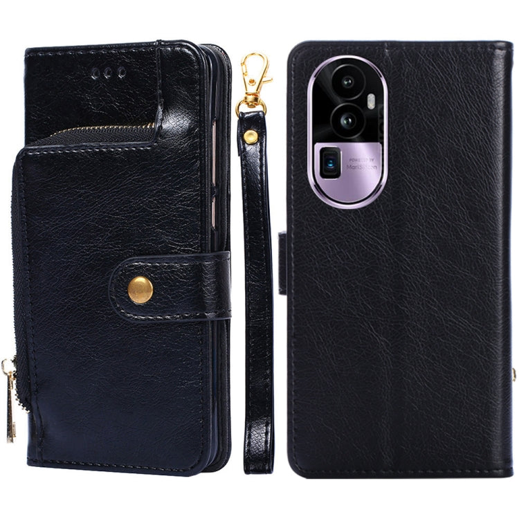 Zipper Bag Leather Phone Case, For OPPO Reno10 Pro+ 5G, For OPPO A1 5G
