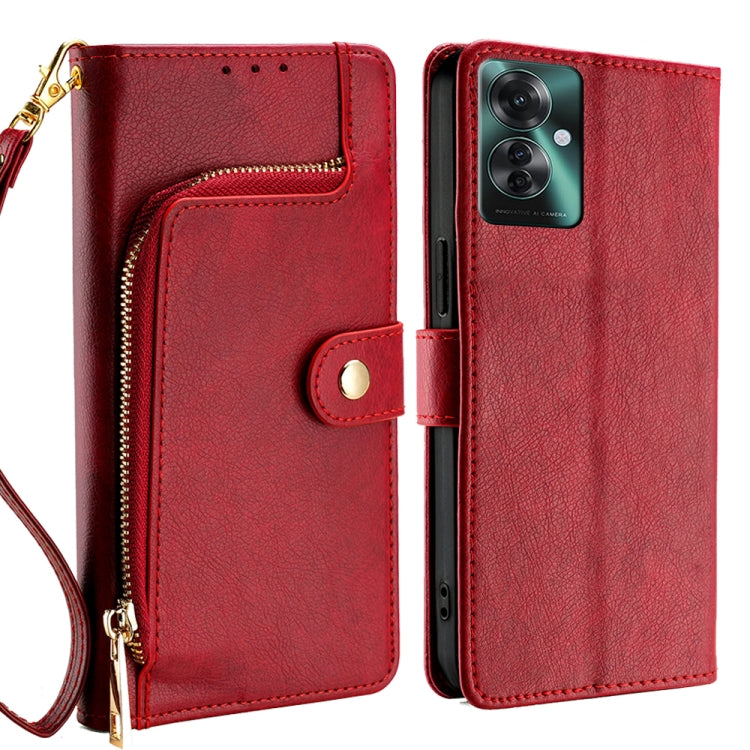 Zipper Bag Leather Phone Case, For OPPO A3 Pro 5G India, For OPPO Reno12 5G Global, For OPPO A60 4G Global, For OPPO Reno11 F 5G, For OPPO Find X7 5G, For OPPO Find X7 Ultra 5G