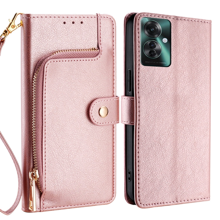 Zipper Bag Leather Phone Case, For OPPO A3 Pro 5G India, For OPPO Reno12 5G Global, For OPPO A60 4G Global, For OPPO Reno11 F 5G, For OPPO Find X7 5G, For OPPO Find X7 Ultra 5G