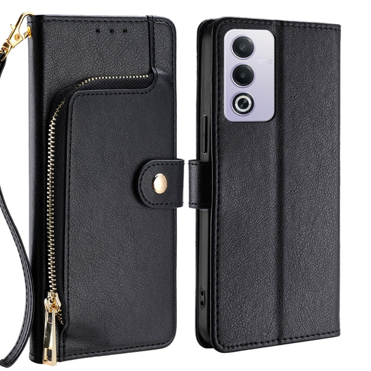 Zipper Bag Leather Phone Case, For OPPO A3 Pro 5G India, For OPPO Reno12 5G Global, For OPPO A60 4G Global, For OPPO Reno11 F 5G, For OPPO Find X7 5G, For OPPO Find X7 Ultra 5G