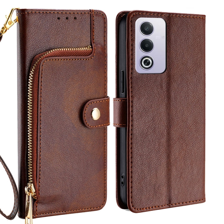 Zipper Bag Leather Phone Case, For OPPO A3 Pro 5G India, For OPPO Reno12 5G Global, For OPPO A60 4G Global, For OPPO Reno11 F 5G, For OPPO Find X7 5G, For OPPO Find X7 Ultra 5G
