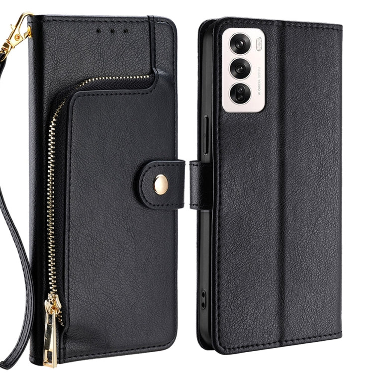 Zipper Bag Leather Phone Case, For OPPO A3 Pro 5G India, For OPPO Reno12 5G Global, For OPPO A60 4G Global, For OPPO Reno11 F 5G, For OPPO Find X7 5G, For OPPO Find X7 Ultra 5G