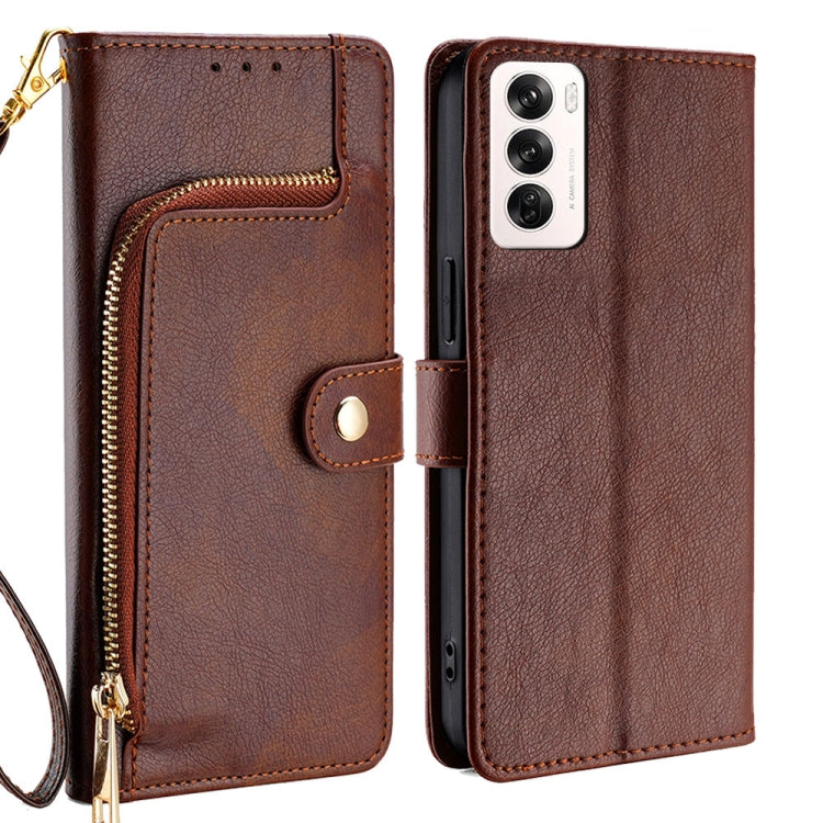 Zipper Bag Leather Phone Case, For OPPO A3 Pro 5G India, For OPPO Reno12 5G Global, For OPPO A60 4G Global, For OPPO Reno11 F 5G, For OPPO Find X7 5G, For OPPO Find X7 Ultra 5G
