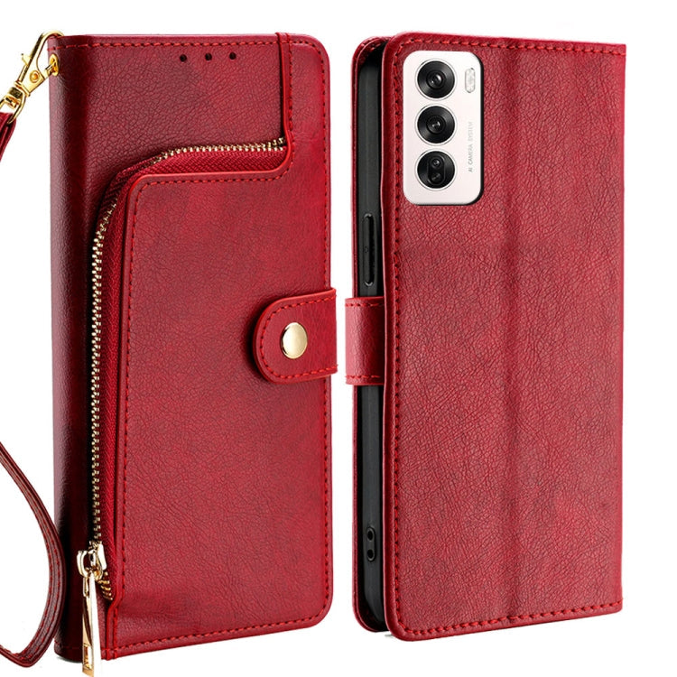 Zipper Bag Leather Phone Case, For OPPO A3 Pro 5G India, For OPPO Reno12 5G Global, For OPPO A60 4G Global, For OPPO Reno11 F 5G, For OPPO Find X7 5G, For OPPO Find X7 Ultra 5G