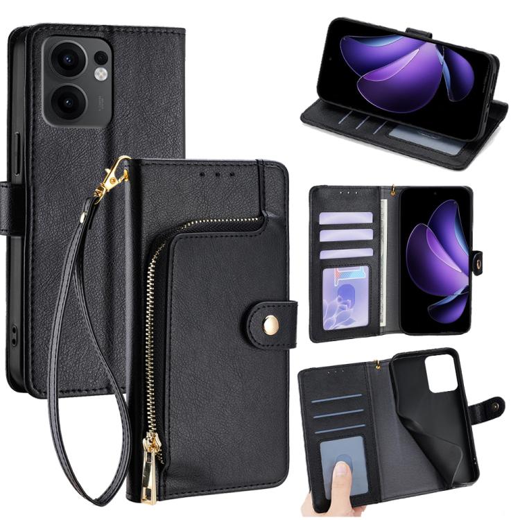 Zipper Bag Leather Phone Case, For OPPO Find X8 Ultra 5G, For OPPO F29 5G Global, For OPPO A5 Pro 5G Global, For OPPO Reno13 F 5G / 4G, For OPPO A3 5G India, For OPPO Reno12 F 5G