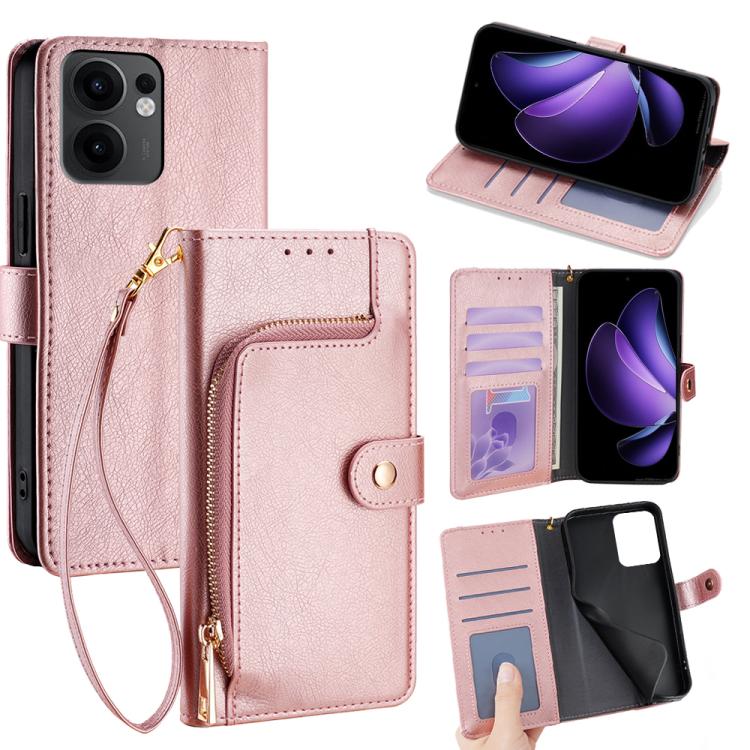 Zipper Bag Leather Phone Case, For OPPO Find X8 Ultra 5G, For OPPO F29 5G Global, For OPPO A5 Pro 5G Global, For OPPO Reno13 F 5G / 4G, For OPPO A3 5G India, For OPPO Reno12 F 5G