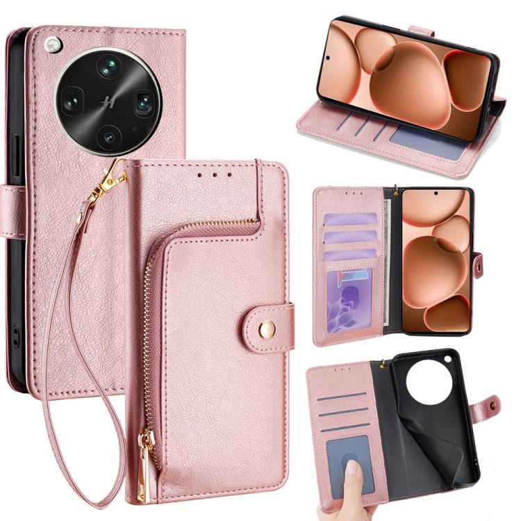 Zipper Bag Leather Phone Case, For OPPO Find X8 Ultra 5G, For OPPO F29 5G Global, For OPPO A5 Pro 5G Global, For OPPO Reno13 F 5G / 4G, For OPPO A3 5G India, For OPPO Reno12 F 5G