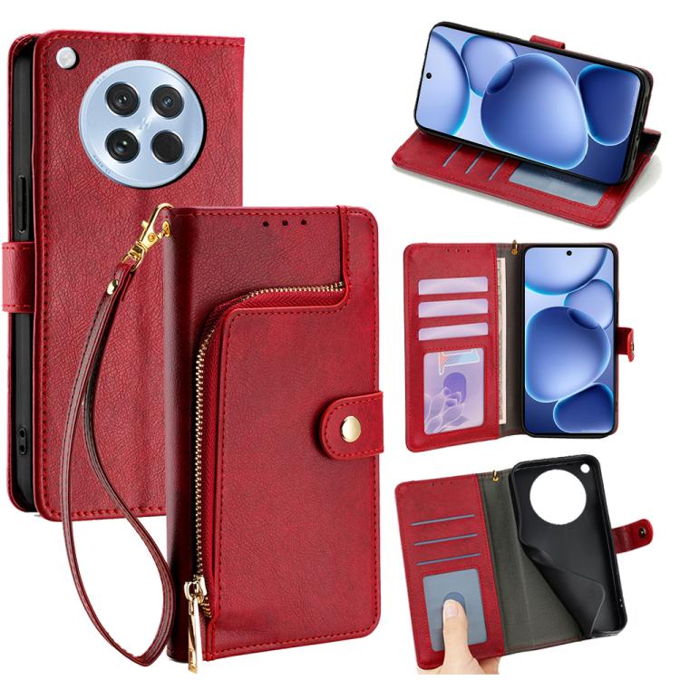 Zipper Bag Leather Phone Case, For OPPO K13 Turbo Pro 5G, For OPPO Reno14 F 5G, For OPPO A5x 5G Global, For OPPO A5 5G 2025 Global, For OPPO Find X8s+ 5G, For OPPO Find X8s 5G