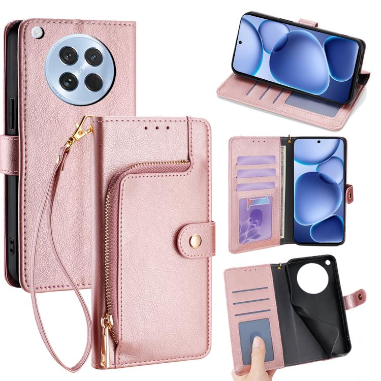 Zipper Bag Leather Phone Case, For OPPO K13 Turbo Pro 5G, For OPPO Reno14 F 5G, For OPPO A5x 5G Global, For OPPO A5 5G 2025 Global, For OPPO Find X8s+ 5G, For OPPO Find X8s 5G