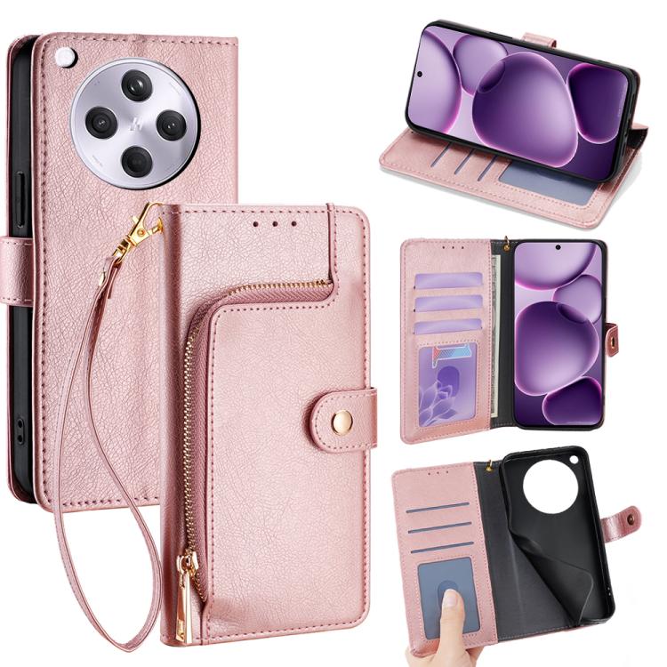 Zipper Bag Leather Phone Case, For OPPO K13 Turbo Pro 5G, For OPPO Reno14 F 5G, For OPPO A5x 5G Global, For OPPO A5 5G 2025 Global, For OPPO Find X8s+ 5G, For OPPO Find X8s 5G