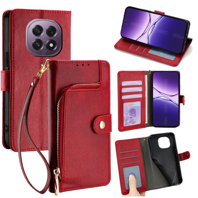 Zipper Bag Leather Phone Case, For OPPO K13 Turbo Pro 5G, For OPPO Reno14 F 5G, For OPPO A5x 5G Global, For OPPO A5 5G 2025 Global, For OPPO Find X8s+ 5G, For OPPO Find X8s 5G