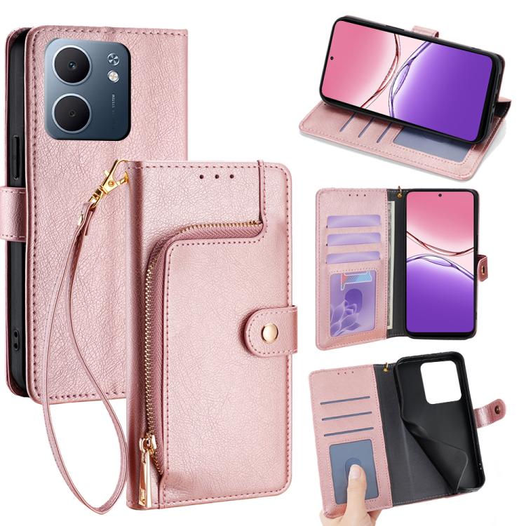 Zipper Bag Leather Phone Case, For OPPO K13 Turbo Pro 5G, For OPPO Reno14 F 5G, For OPPO A5x 5G Global, For OPPO A5 5G 2025 Global, For OPPO Find X8s+ 5G, For OPPO Find X8s 5G