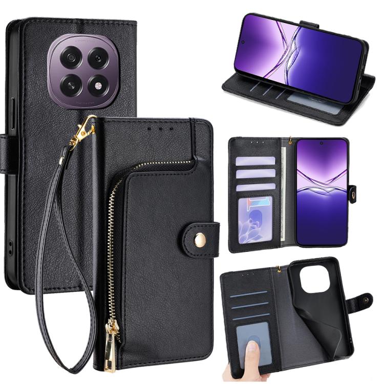 Zipper Bag Leather Phone Case, For OPPO Find X8 Ultra 5G, For OPPO F29 5G Global, For OPPO A5 Pro 5G Global, For OPPO Reno13 F 5G / 4G, For OPPO A3 5G India, For OPPO Reno12 F 5G
