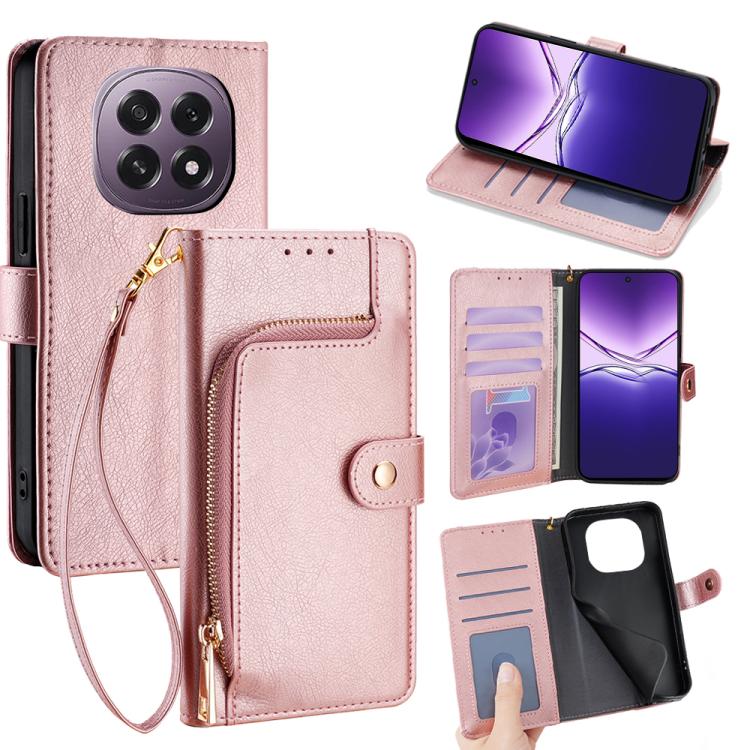 Zipper Bag Leather Phone Case, For OPPO Find X8 Ultra 5G, For OPPO F29 5G Global, For OPPO A5 Pro 5G Global, For OPPO Reno13 F 5G / 4G, For OPPO A3 5G India, For OPPO Reno12 F 5G