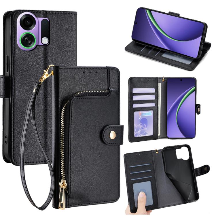 Zipper Bag Leather Phone Case, For OPPO K13 Turbo Pro 5G, For OPPO Reno14 F 5G, For OPPO A5x 5G Global, For OPPO A5 5G 2025 Global, For OPPO Find X8s+ 5G, For OPPO Find X8s 5G