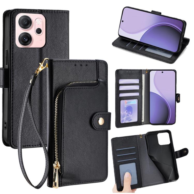 Zipper Bag Leather Phone Case, For OPPO K13 Turbo Pro 5G, For OPPO Reno14 F 5G, For OPPO A5x 5G Global, For OPPO A5 5G 2025 Global, For OPPO Find X8s+ 5G, For OPPO Find X8s 5G