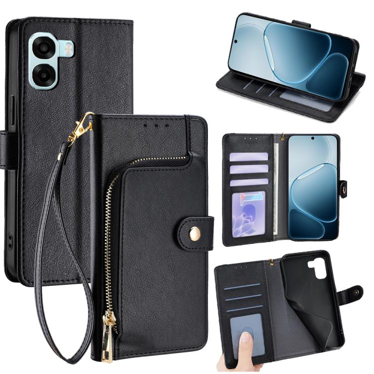 Zipper Bag Leather Phone Case, For OPPO Reno15 F 5G, For OPPO A6x 4G Global, For OPPO Reno15 5G Global, For OPPO Find X9 5G, For OPPO F31 5G, For OPPO Find X9 Pro 5G