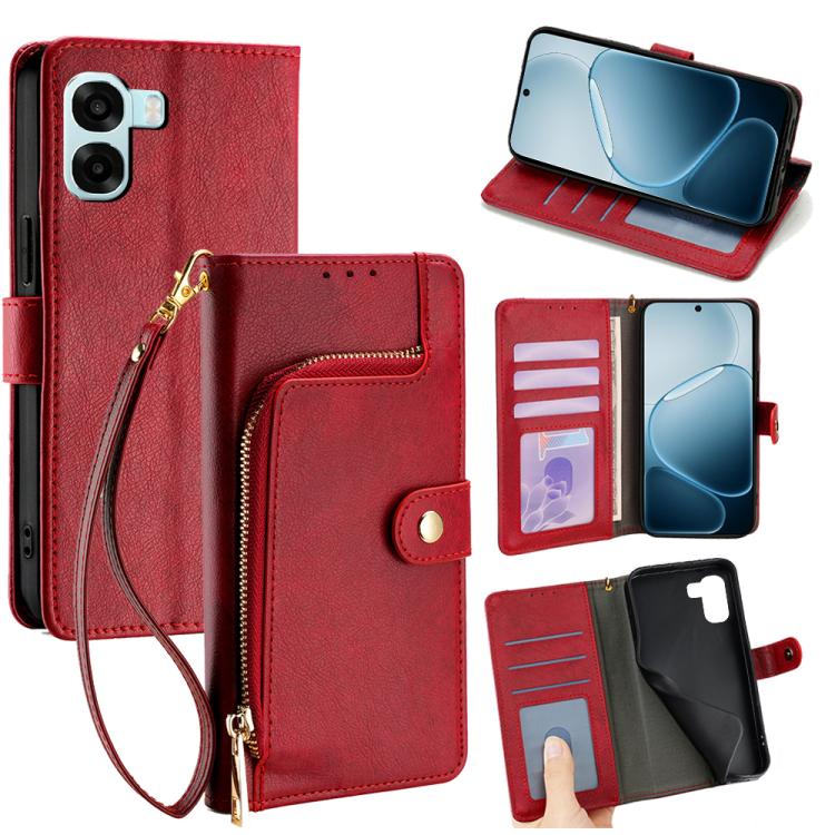 Zipper Bag Leather Phone Case, For OPPO Reno15 F 5G, For OPPO A6x 4G Global, For OPPO Reno15 5G Global, For OPPO Find X9 5G, For OPPO F31 5G, For OPPO Find X9 Pro 5G