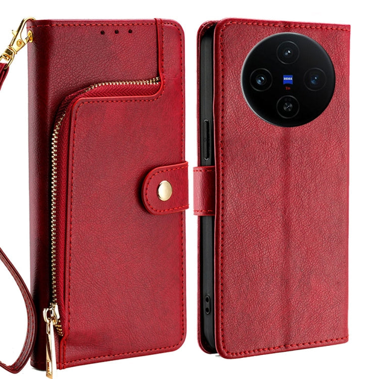Zipper Bag Leather Phone Case, For vivo V50 5G, For vivo X200 Pro 5G, For vivo S19 Pro, For vivo S19, For vivo Y28 4G, For vivo X100s