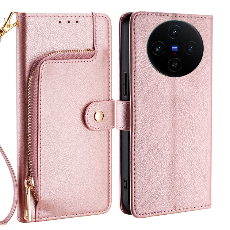 Zipper Bag Leather Phone Case, For vivo V50 5G, For vivo X200 Pro 5G, For vivo S19 Pro, For vivo S19, For vivo Y28 4G, For vivo X100s