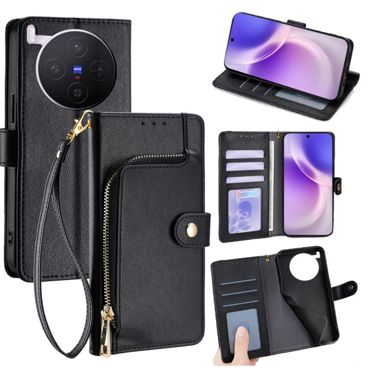 Zipper Bag Leather Phone Case, For vivo S50 Pro mini 5G, For vivo S50 5G, For vivo X300 Pro 5G, For vivo X300 5G, For vivo Y31 5G 2025, For vivo V60 Lite 5G Global