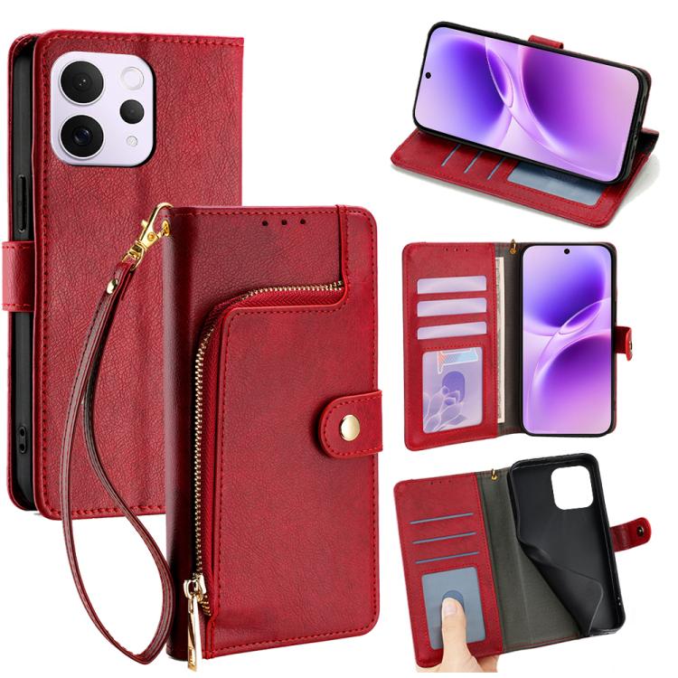 Zipper Bag Leather Phone Case, For vivo S50 Pro mini 5G, For vivo S50 5G, For vivo X300 Pro 5G, For vivo X300 5G, For vivo Y31 5G 2025, For vivo V60 Lite 5G Global