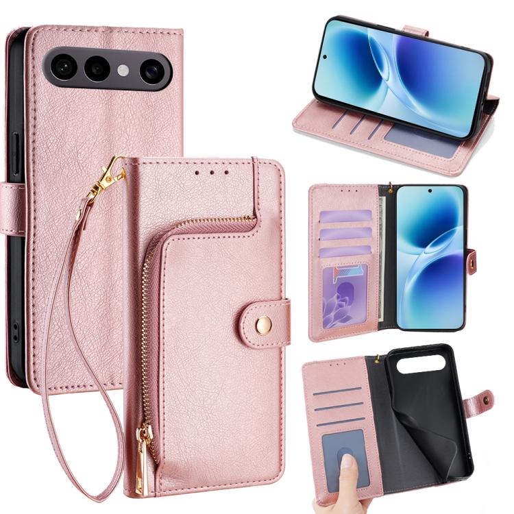 Zipper Bag Leather Phone Case, For vivo S50 Pro mini 5G, For vivo S50 5G, For vivo X300 Pro 5G, For vivo X300 5G, For vivo Y31 5G 2025, For vivo V60 Lite 5G Global