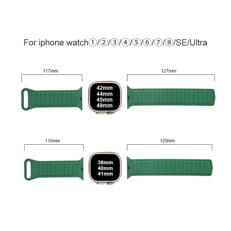 Loop Magnetic Silicone Watch Band, For Apple Watch SE 2023 44mm