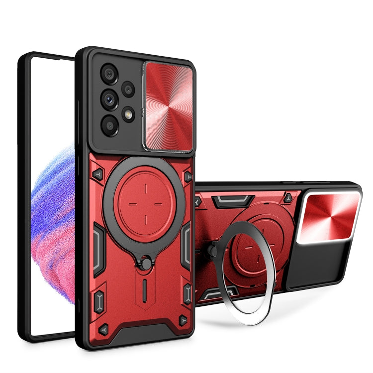 CD Texture Sliding Camshield Magnetic Holder Phone Case, For Samsung Galaxy S22 5G, For Samsung Galaxy A13 5G, For Samsung Galaxy A03s, For Samsung Galaxy A53