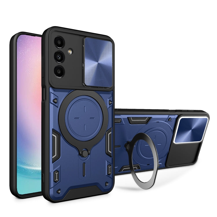 CD Texture Sliding Camshield Magnetic Holder Phone Case, For Samsung Galaxy S24 FE 5G, For Samsung Galaxy S24+ 5G, For Samsung Galaxy S24 5G, For Samsung Galaxy A24 4G