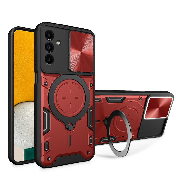 CD Texture Sliding Camshield Magnetic Holder Phone Case, For Samsung Galaxy S22 5G, For Samsung Galaxy A13 5G, For Samsung Galaxy A03s, For Samsung Galaxy A53