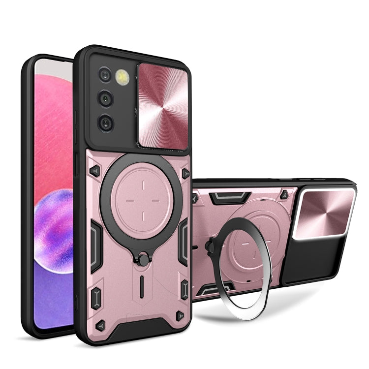 CD Texture Sliding Camshield Magnetic Holder Phone Case, For Samsung Galaxy S22 5G, For Samsung Galaxy A13 5G, For Samsung Galaxy A03s, For Samsung Galaxy A53
