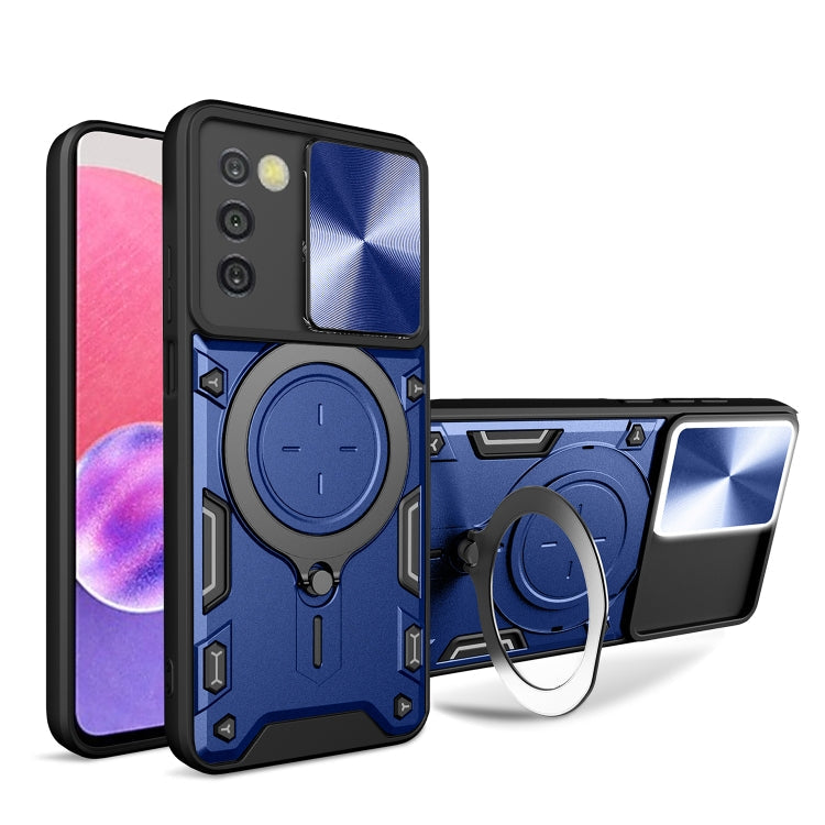CD Texture Sliding Camshield Magnetic Holder Phone Case, For Samsung Galaxy S22 5G, For Samsung Galaxy A13 5G, For Samsung Galaxy A03s, For Samsung Galaxy A53